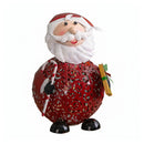 30cm Battery Operated Filigree Christmas Santa Folk Light Decoration with LEDs
