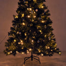 HOMCOM 6FT Pre-Lit Artificial Christmas Tree 200 LED Xmas Tree