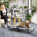 PawHut Raised Dog Bed With Breathable Mesh For Dogs