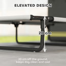 PawHut Raised Dog Bed With Breathable Mesh For Dogs