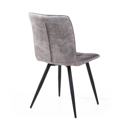 Rodeo Suede Effect Dark Grey Dining Chair
