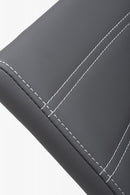 Callisto Leather Effect Grey Dining Chair
