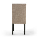 Moseley Waffle Tweed Oatmeal in Black Legs