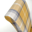 Karta Scroll Back Check Yellow Dining Chair