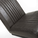 Archer Cantilever Leather Effect Grey Dining Chair