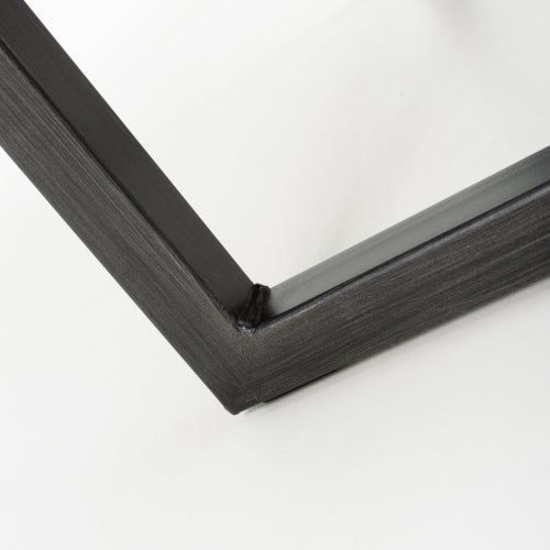 Archer Cantilever Leather Effect Grey Dining Chair