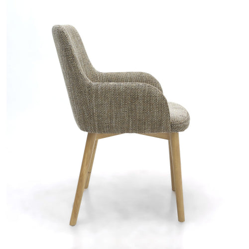 Sidcup Tweed Oatmeal Dining Chair