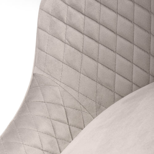 Savanna Brushed Velvet Mink Bar Stool