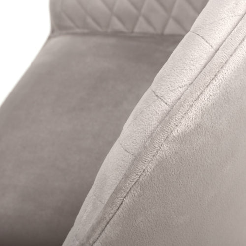 Savanna Brushed Velvet Mink Bar Stool