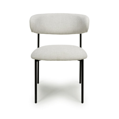 Marisa Linen Effect Natural Dining Chair