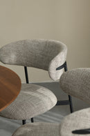 Marisa Tweed Oatmeal Dining Chair