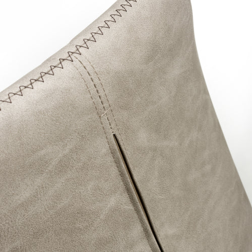 Serena Leather Effect Mink Bar Stool