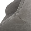 Serena Leather Effect Charcoal Bar Stool