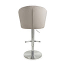 Sigma Brushed Velvet Mink Bar Stool