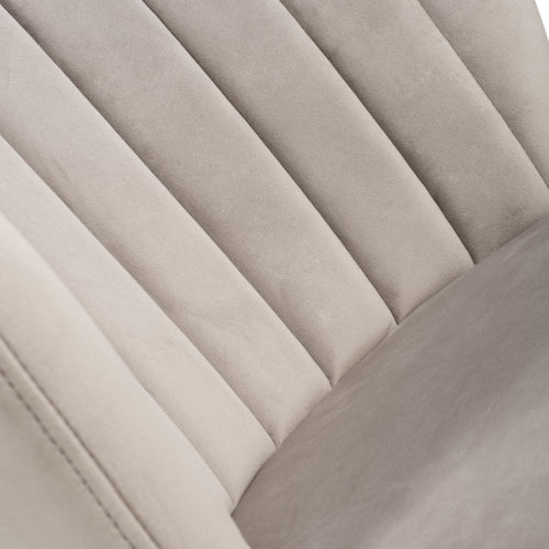 Sigma Brushed Velvet Mink Bar Stool