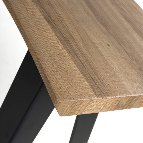 Nassau Natural Curved Console Table