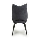 Dakar Textured Effect Charcoal Swivel Chair