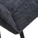 Dakar Textured Effect Charcoal Swivel Chair
