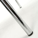 Jenner Leather Effect Black/Chrome Dining Chair - Set Of 2