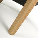 Baxter Wave Back Tweed Oatmeal Dining Chair