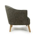 Mallory Flax Effect Green Armchair