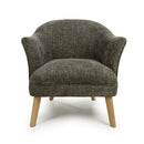 Mallory Flax Effect Green Armchair