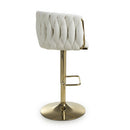 Bellaire Textured Effect Cream Bar Stool