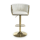 Bellaire Textured Effect Cream Bar Stool
