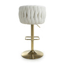 Bellaire Textured Effect Cream Bar Stool