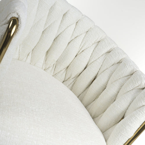 Bellaire Textured Effect Cream Bar Stool