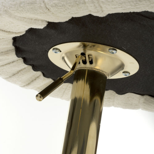 Bellaire Textured Effect Cream Bar Stool