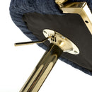 Bellaire Textured Effect Blue Bar Stool