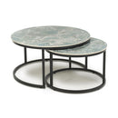 Delta Round Green Nest of Tables