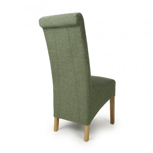 Krista Weave Green Dining Chair