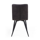 Rodeo Suede Effect Light Grey Dining Chair - Set Of 2