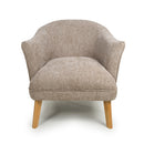 Mallory Flax Effect Natural Armchair