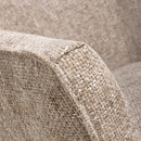 Mallory Flax Effect Natural Armchair