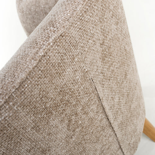 Mallory Flax Effect Natural Armchair