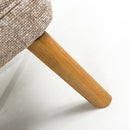 Mallory Flax Effect Natural Armchair