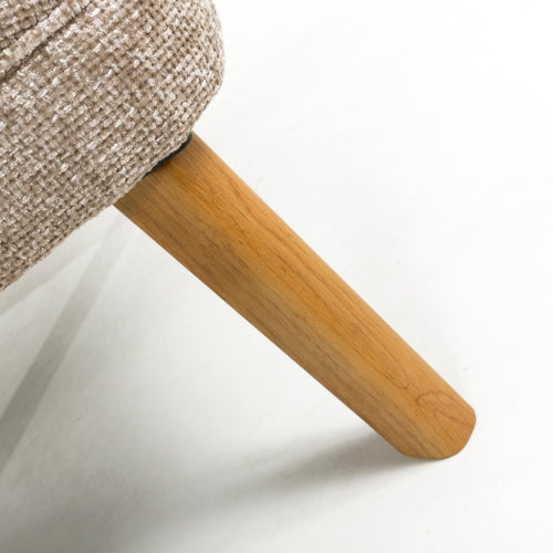 Mallory Flax Effect Natural Armchair