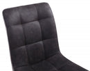 Rodeo Suede Effect Dark Grey Dining Chair