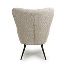 Bordeaux Textured Chenille Effect Mink Armchair