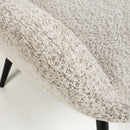 Bordeaux Textured Chenille Effect Mink Armchair