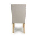 Moseley Waffle Flax Effect Natural Dining Chair in Natural Legs