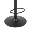 Mason Brushed Velvet Cream/Black Bar Stool