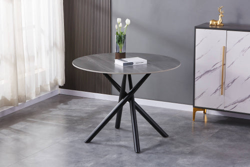 Avesta Grey Round Dining Table
