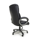 Regent Executive Leather Faced Black Office Chair