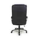 Regent Executive Leather Faced Black Office Chair
