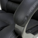 Regent Executive Leather Faced Black Office Chair