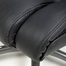 Regent Executive Leather Faced Black Office Chair